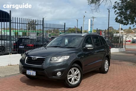 Grey 2011 Hyundai Santa FE Wagon Highlander Crdi (4X4)