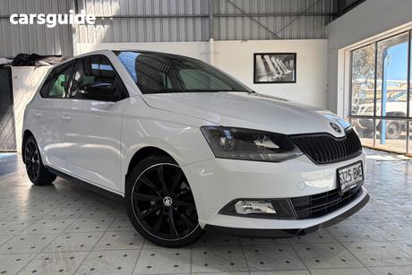 White 2016 Skoda Fabia Hatchback 81 Tsi Monte Carlo