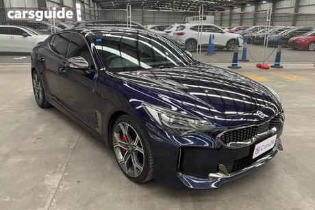 Blue 2017 Kia Stinger Sedan Gt (Red Leather)