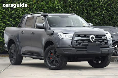 Black 2026 GWM Cannon Dual Cab Utility Xsr (4X4)