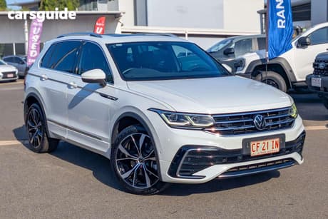 White 2022 Volkswagen Tiguan Wagon 147Tdi R-Line