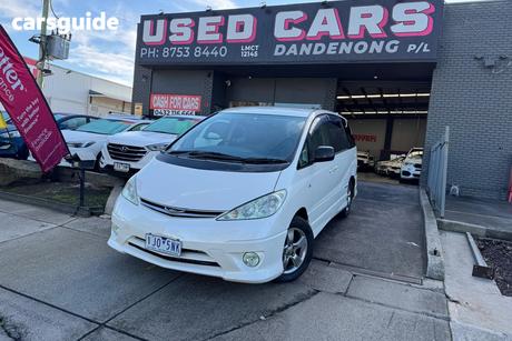 White 2005 Toyota Estima Wagon Aeras