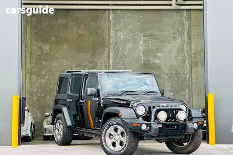 Black 2016 Jeep Wrangler Unlimited Softtop Rubicon (4X4)