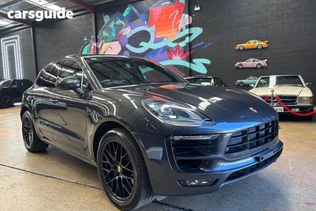 Grey 2017 Porsche Macan Wagon Gts