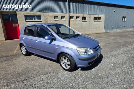 Blue 2004 Hyundai Getz Hatchback Gl