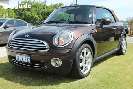 Brown 2010 Mini Cabrio Convertible Cooper Chilli