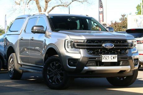 Silver 2023 Ford Ranger Double Cab Pick Up Wildtrak 2.0 (4X4)