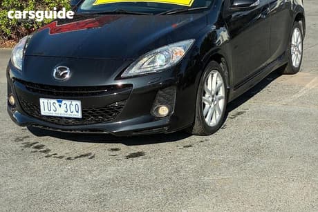 Black 2013 Mazda 3 Hatchback Sp25
