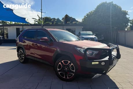 Red 2021 Toyota RAV4 Wagon Edge (Awd)