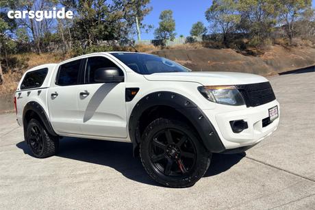White 2014 Ford Ranger Crew Cab Pickup Xl 2.2 Hi-Rider (4X2)