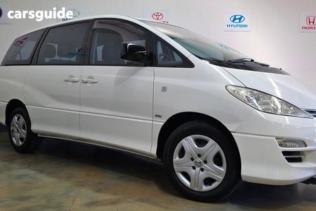 White 2004 Toyota Tarago Wagon Gli
