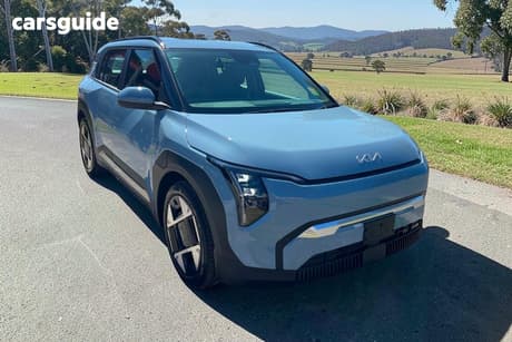 Blue 2026 Kia Ev3 Wagon Earth Fwd Lr Subtle Grey