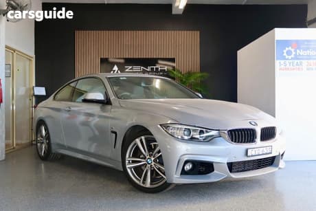 Silver 2014 BMW 4 Coupe 28I M SPORT F32 MY15