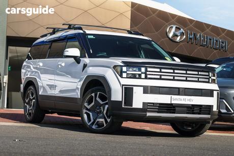 White 2026 Hyundai Santa FE Wagon Hev (2Wd)