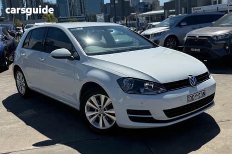 White 2016 Volkswagen Golf Hatchback 92 Tsi Comfortline
