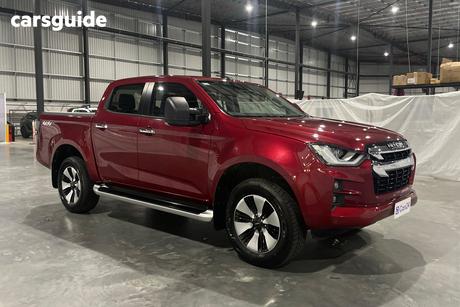 Red 2022 Isuzu D-MAX Crew Cab Utility Ls-U+ (4X4)
