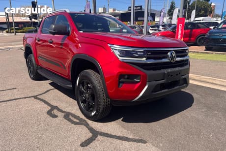 Red 2026 Volkswagen Amarok Dual Cab Utility Panamericana Tdi600 4Motion