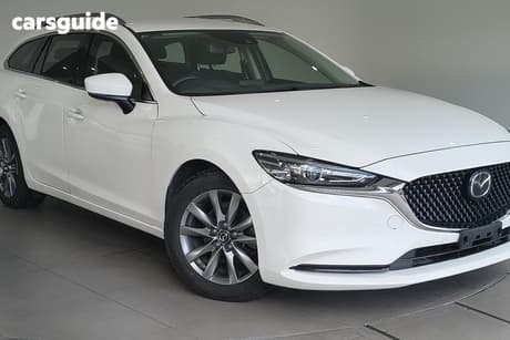 White 2020 Mazda 6 Wagon Sport