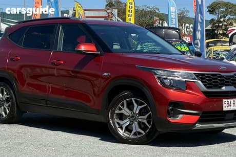 Orange 2019 Kia Seltos Wagon Sport+ (Awd)
