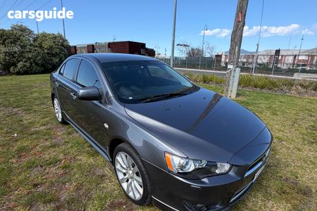 Grey 2010 Mitsubishi Lancer Sedan Aspire
