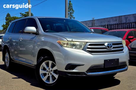 Silver 2011 Toyota Kluger Wagon Kx-R (4X4) 5 Seat