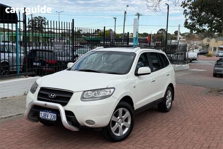 White 2008 Hyundai Santa FE Wagon Elite Crdi (4X4)