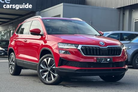 Red 2022 Skoda Karoq Wagon Style 110Tsi