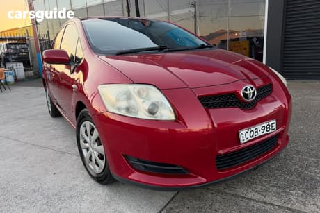 Burgundy 2009 Toyota Corolla Hatchback Ascent