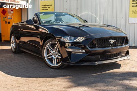 Black 2018 Ford Mustang Convertible Gt 5.0 V8