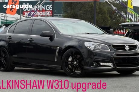 Black 2015 Holden Commodore Sedan Ss-V Redline