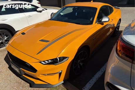 Orange 2022 Ford Mustang Fastback 2.3 Gtdi