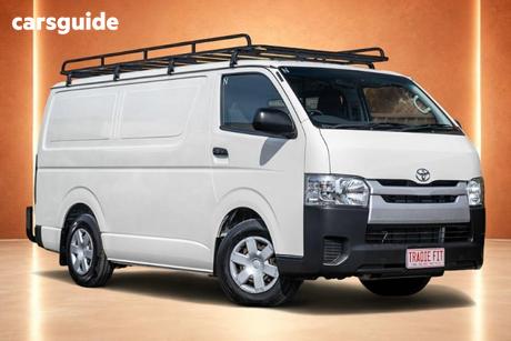 White 2015 Toyota HiAce Van Lwb