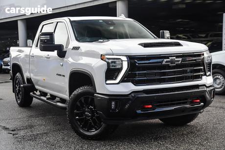 White 2026 Chevrolet Silverado HD Ute Tray LTZ PREMIUM W/TECH PACK 4X4
