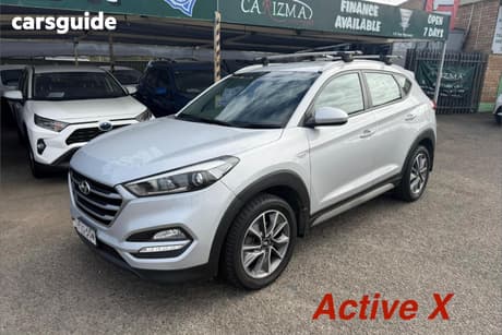 Silver 2017 Hyundai Tucson Wagon Active X (Fwd)