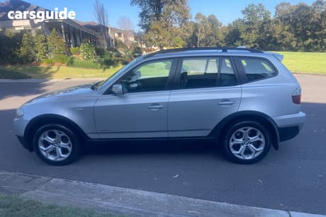 Silver 2008 BMW X3 Wagon 2.0D