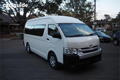 White 2016 Toyota HiAce Bus Commuter