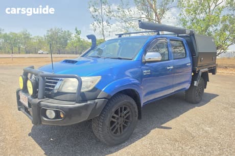 Blue 2011 Toyota Hilux Dual Cab Pick-up Sr5 (4X4)