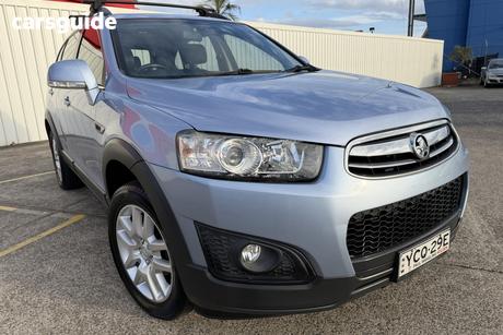 Blue 2016 Holden Captiva Wagon Active 7 Seater
