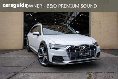 White 2020 Audi A6 Wagon Allroad Quattro 45 Tdi