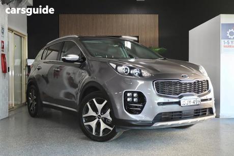 Silver 2016 Kia Sportage Wagon Platinum (Awd) (Grey Pack)