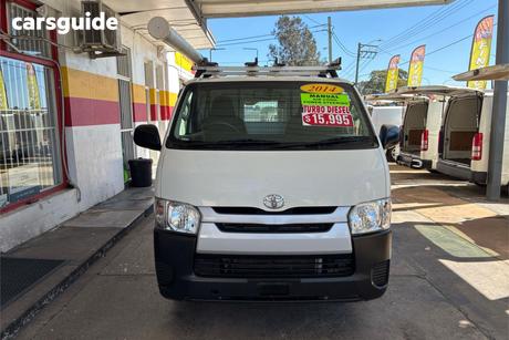White 2014 Toyota HiAce Van Lwb