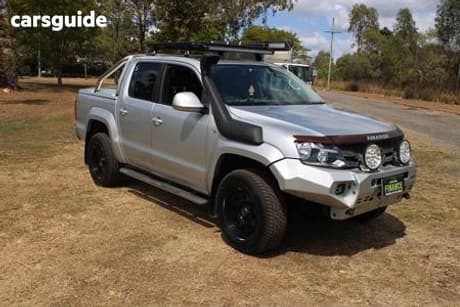 Silver 2013 Volkswagen Amarok Dual Cab Utility Tdi420 Highline (4X4)