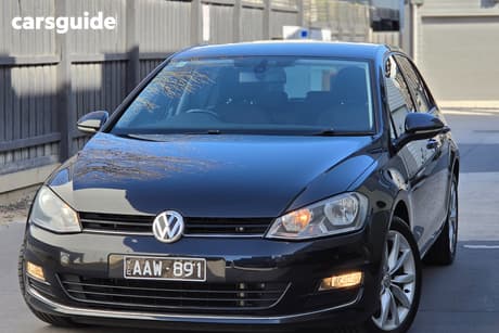 Black 2013 Volkswagen Golf Hatchback 103 Tsi Highline