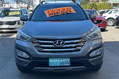 Grey 2012 Hyundai Santa FE Wagon Elite Crdi (4X4)