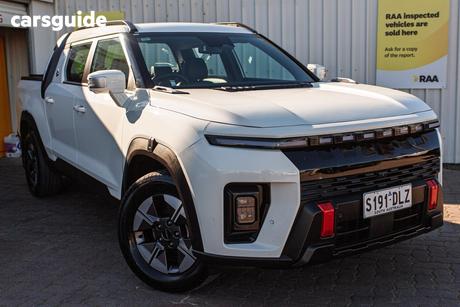 White 2026 KGM Musso Ev Crew Cab Pickup Awd
