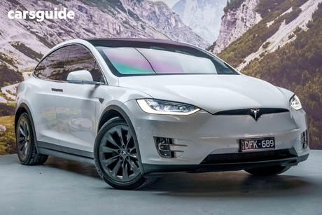White 2017 Tesla Model X Wagon 75D