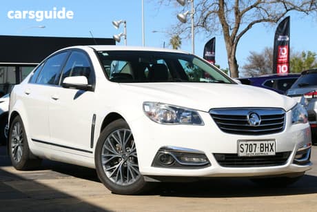 White 2015 Holden Calais Sedan V