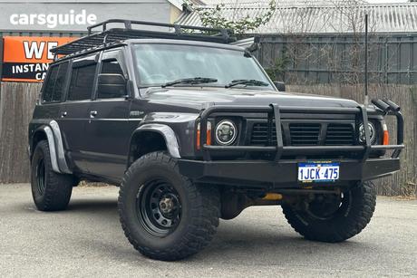 Grey 1991 Nissan Patrol SUV GQ TI WAGON 7ST 5DR AUTO 4SP 4X4 4.2D