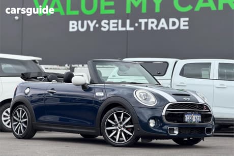 Blue 2017 Mini Cabrio Convertible Cooper S