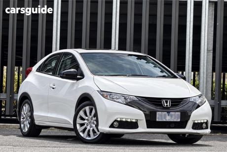 White 2012 Honda Civic Hatchback Vti-L